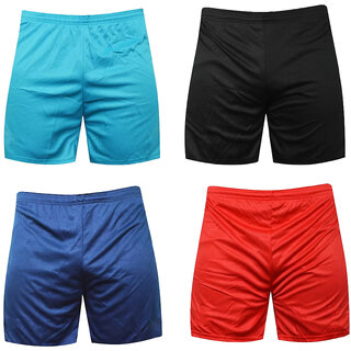 Sports Polyester Multi-colour Shorts,Swimming Shorts,Gym Shorts,Barmunda Set 4 - Shorts | Buy online on ZillyBuy
