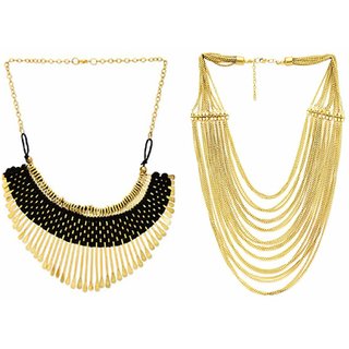 Sparkle Oxidised Multicolor Alloy Necklace Set For Women - Jewellery Sets | Buy online on ZillyBuy