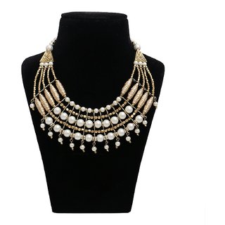 Sparkle Oxidised Multicolor Alloy Necklace Set For Women - Jewellery Sets | Buy online on ZillyBuy