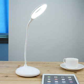 Stylopunk Touch Control With DUAL Power Option LED Flexi Swan Table Lamp (40 cm, White) - Electricals | Buy online on ZillyBuy