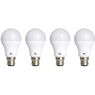 Alpha B22 12-Watt LED Bulb (Pack of 4, Cool Day Light)