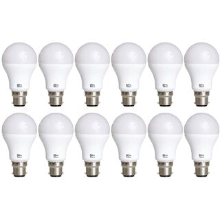 Alpha B22 9-Watt LED Bulb (Pack of 12, Cool Day Light) - Electricals | Buy online on ZillyBuy