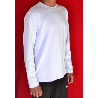 Sophisticated Men Feather point Full Sleeve T Shirts (Light Blue) (m) 2025 at ShopCircuit | ONDC