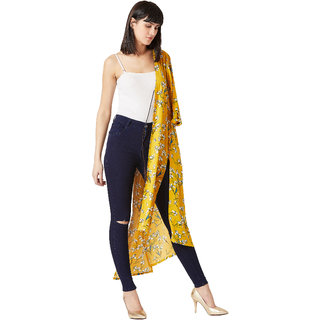 Stylish Women Miss Chase Women's Navy Blue Skinny Fit Mid Rise Regular Length Knee Slit Denim St