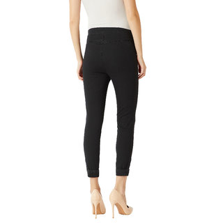 Best Women Miss Chase Women's Black Super Skinny High Rise Regular Length Embellished Clean Look