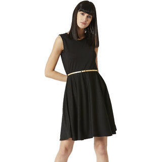 Stylish Women Miss Chase Women's Got Out Of Hand Belted Dress 2025 at ShopCircuit | ONDC