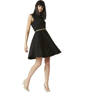Stylish Women Miss Chase Women's Got Out Of Hand Belted Dress 2025 at ShopCircuit | ONDC