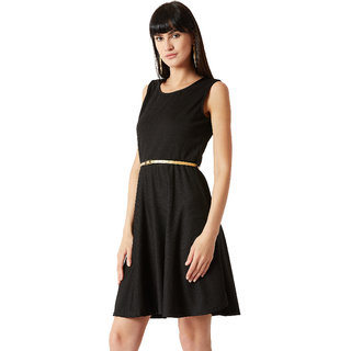 Stylish Women Miss Chase Women's Got Out Of Hand Belted Dress 2025 at ShopCircuit | ONDC