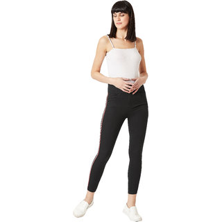 Luxurious Women Miss Chase Women's Black Love Yourself Jeggings 2025 at ShopCircuit | ONDC